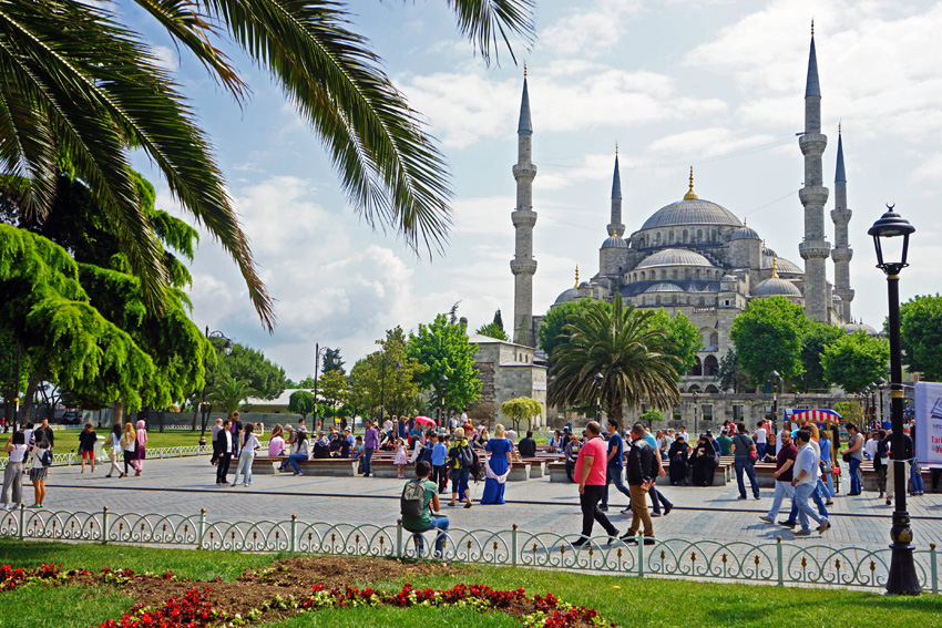 The Blue Mosque in Istanbul Turkey