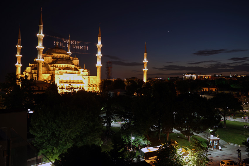 The Blue Mosque in Istanbul Turkey