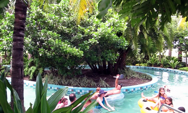 The Lazy River around the Laguna Pool at Turnberry Isle Miami