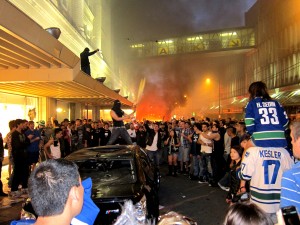 Riots in Vancouver Canada after Stanley Cup Loss Canucks vs Boston Bruins