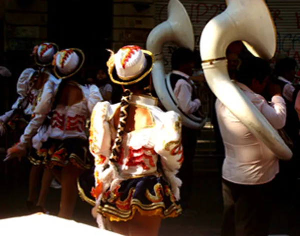 Music and Dancing at the Buenos Aires Parade Music and Dancing in Buenos Aires Parade
