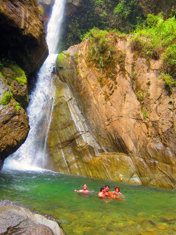 Waterfalls of Banos Ecuador