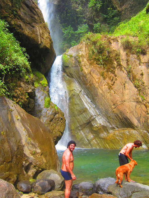 Waterfalls of Banos Ecuador