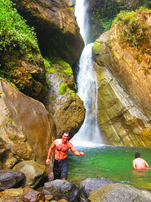 Waterfalls of Banos Ecuador