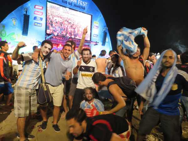 Brazil World Cup 2014 - Argentina vs Netherlands - Copacabana Fan Fest