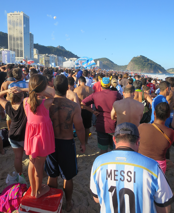 Brazil World Cup 2014 Final - Argentina vs Germany - Copacabana Fan Fest