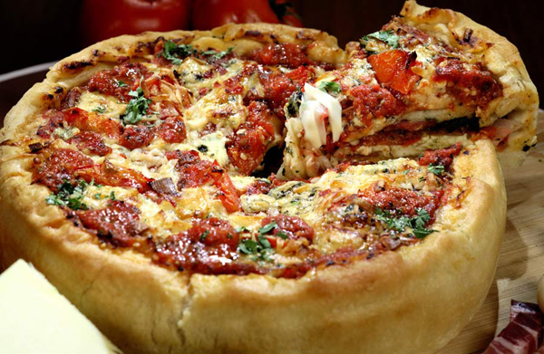 Chicago Style Deep Dish Pizza