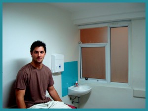 Shady Room in the Italian Hospital in Buenos Aires