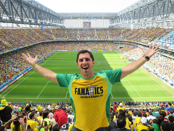 brazil football in rio with gareth