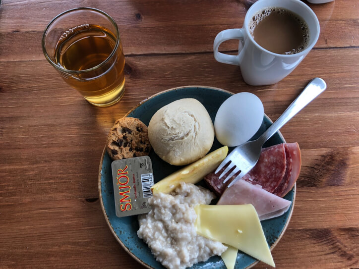 where to stay in Iceland - Icelandic Breakfast