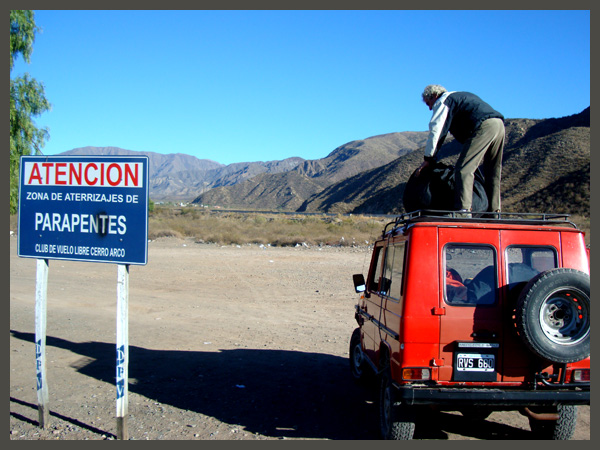 Paragliding in Mendoza, Argentina