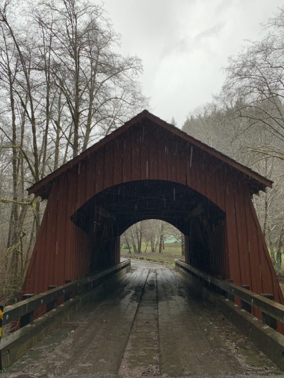 yachats oregon covered bridge